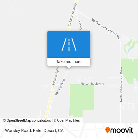 Mapa de Worsley Road
