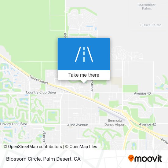 Mapa de Blossom Circle