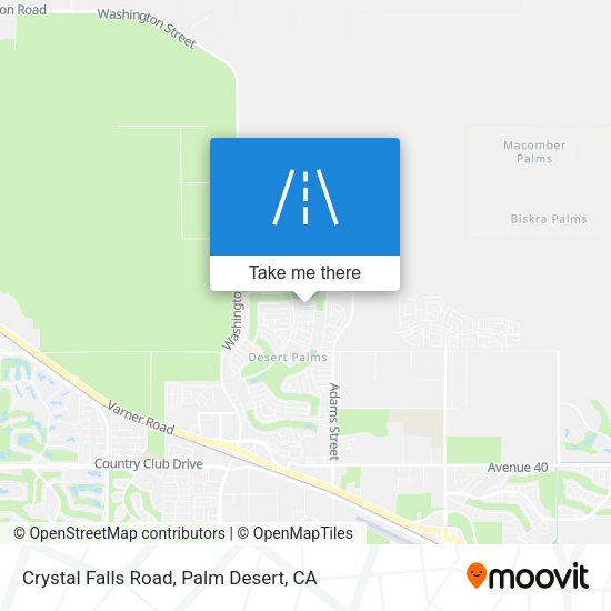 Mapa de Crystal Falls Road