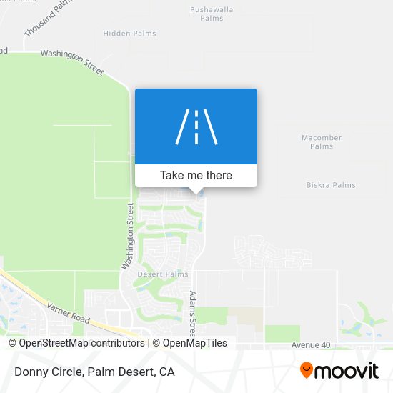 Mapa de Donny Circle