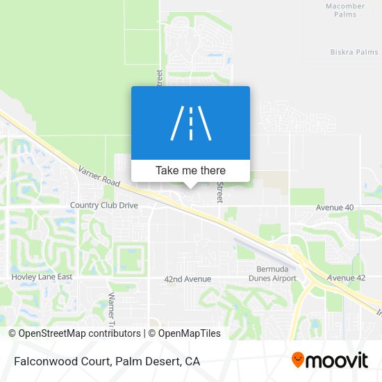 Falconwood Court map