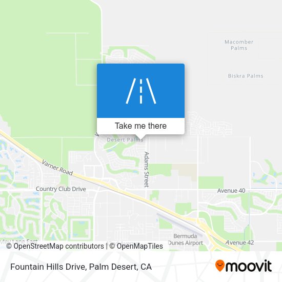 Mapa de Fountain Hills Drive