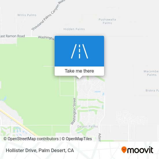 Mapa de Hollister Drive