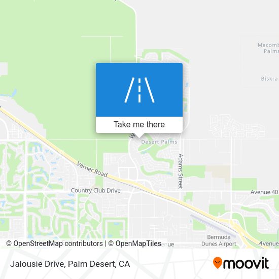 Mapa de Jalousie Drive