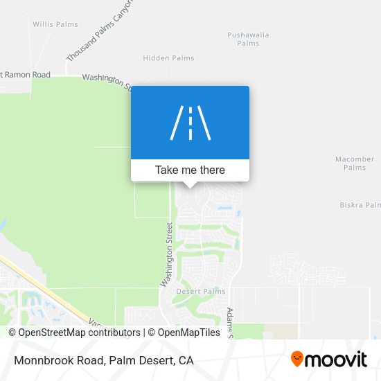 Monnbrook Road map