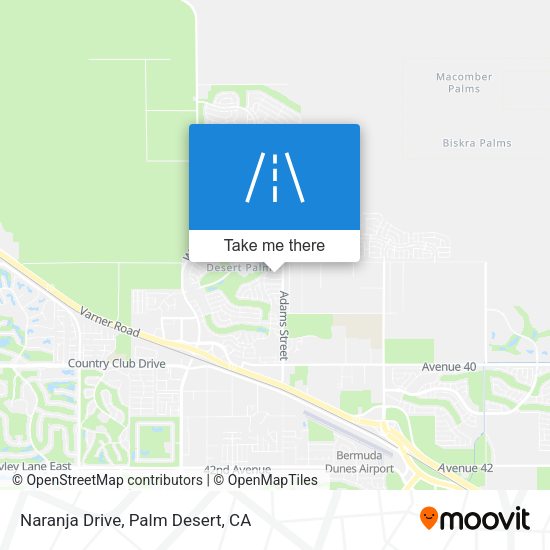 Naranja Drive map
