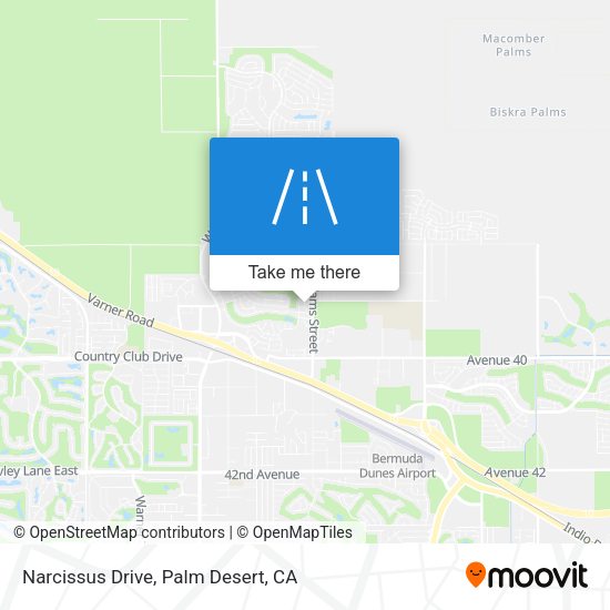 Narcissus Drive map