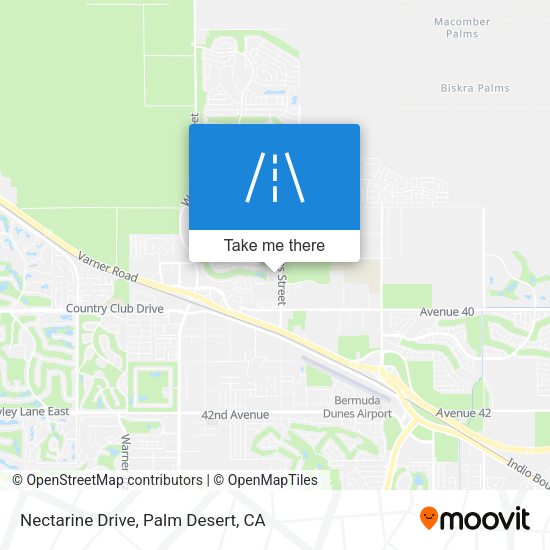 Mapa de Nectarine Drive