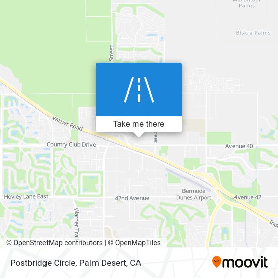 Postbridge Circle map