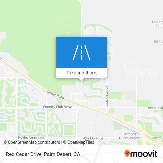 Mapa de Red Cedar Drive
