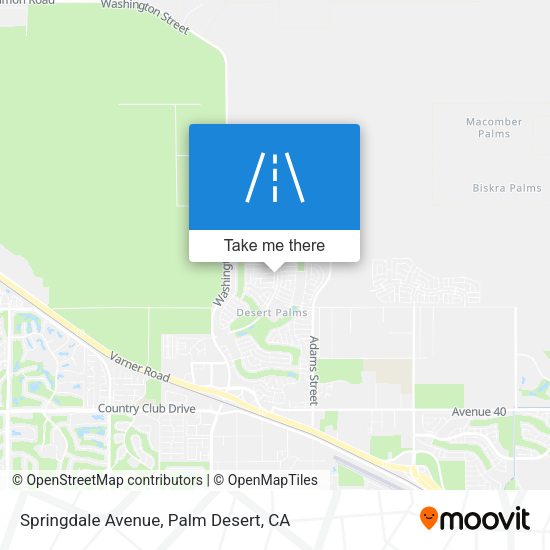 Mapa de Springdale Avenue