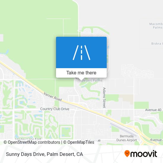 Sunny Days Drive map
