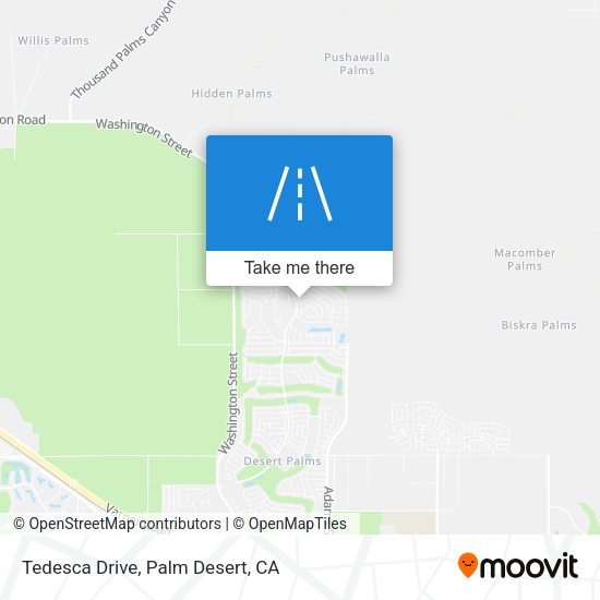 Mapa de Tedesca Drive