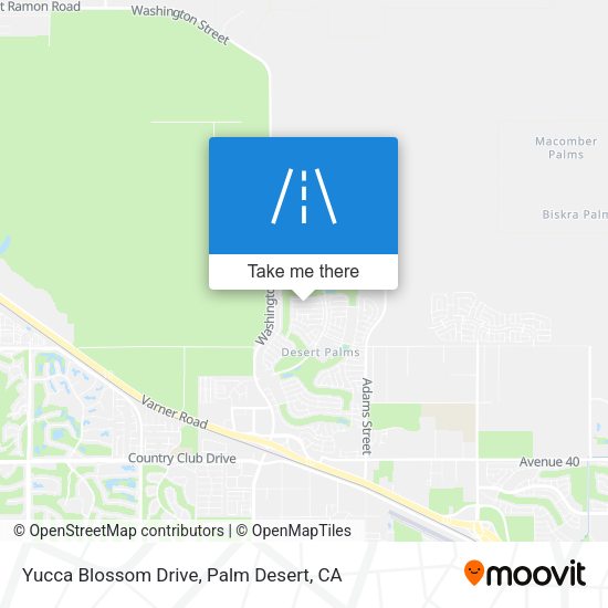 Yucca Blossom Drive map