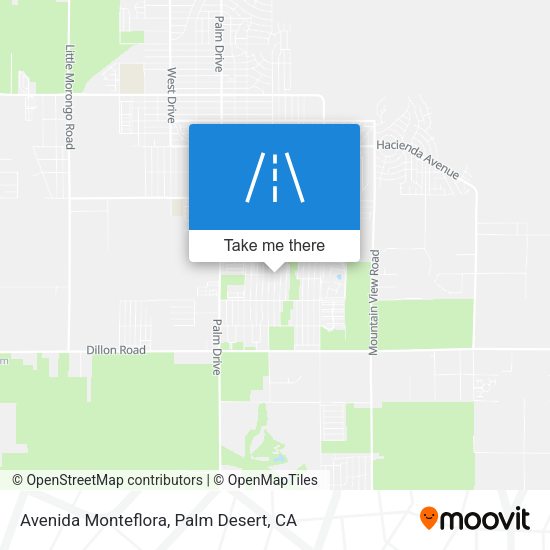 Mapa de Avenida Monteflora