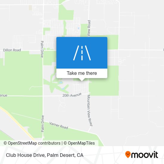 Club House Drive map