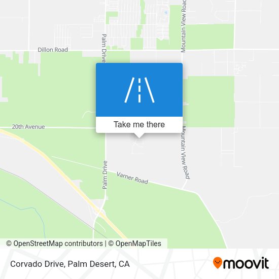 Mapa de Corvado Drive