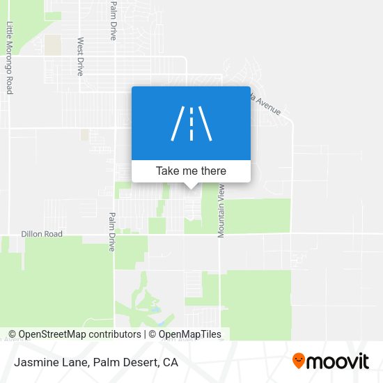 Mapa de Jasmine Lane