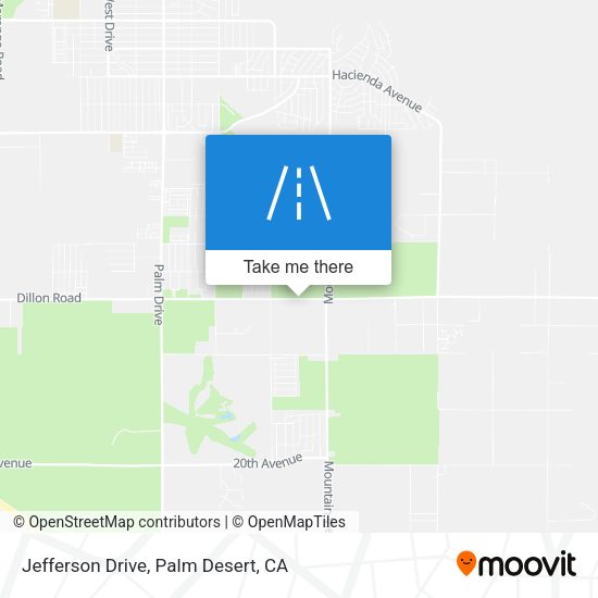 Jefferson Drive map