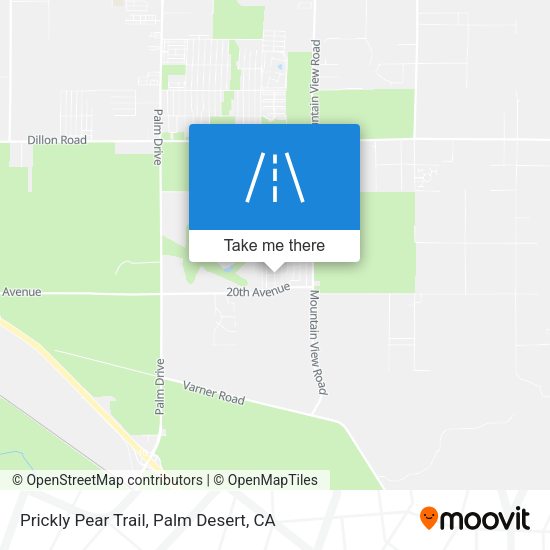 Mapa de Prickly Pear Trail