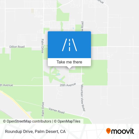 Roundup Drive map