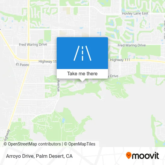 Arroyo Drive map