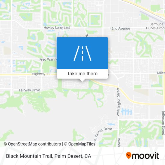 Black Mountain Trail map