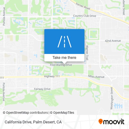 California Drive map