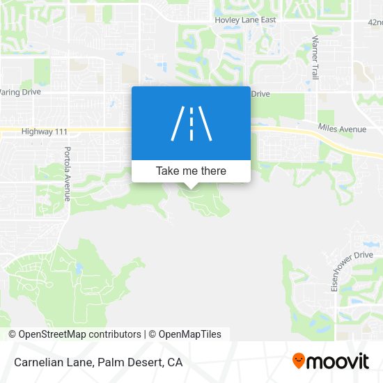 Carnelian Lane map