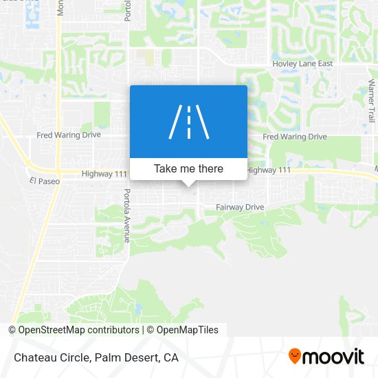 Chateau Circle map