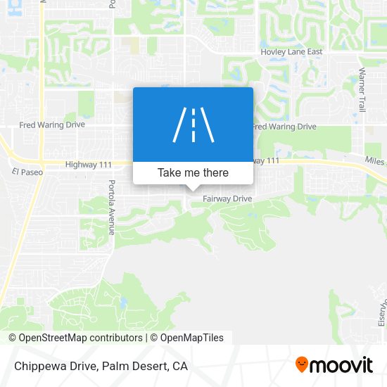 Chippewa Drive map