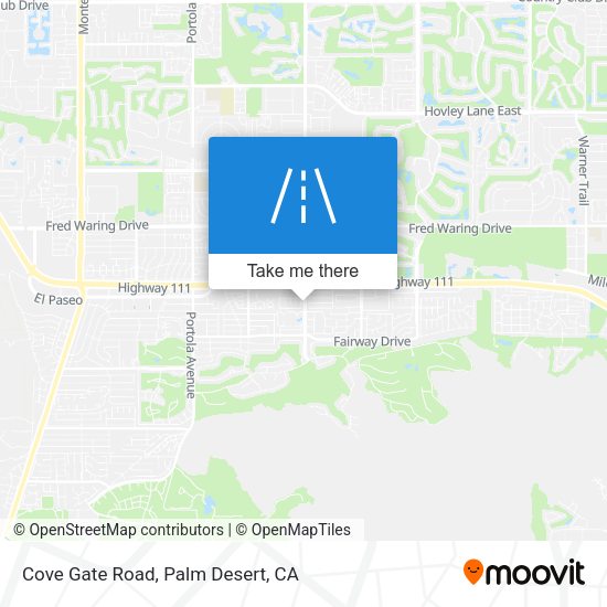 Mapa de Cove Gate Road