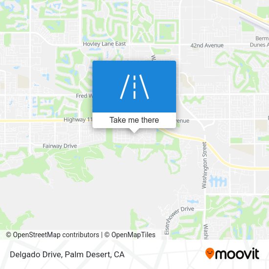 Delgado Drive map
