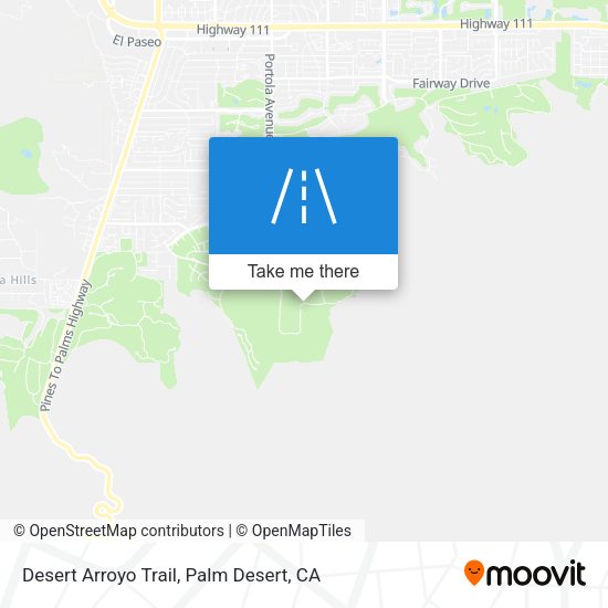 Desert Arroyo Trail map
