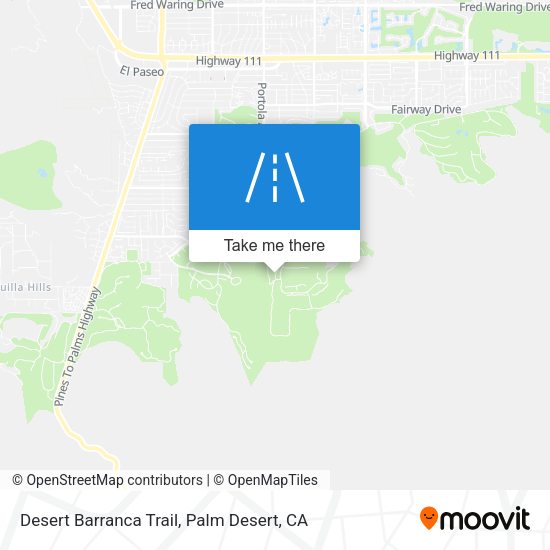 Desert Barranca Trail map