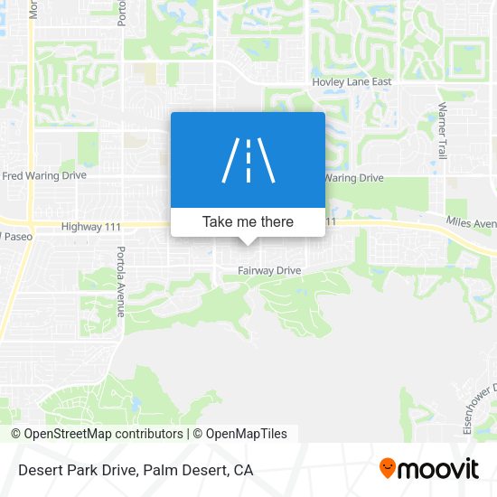 Mapa de Desert Park Drive