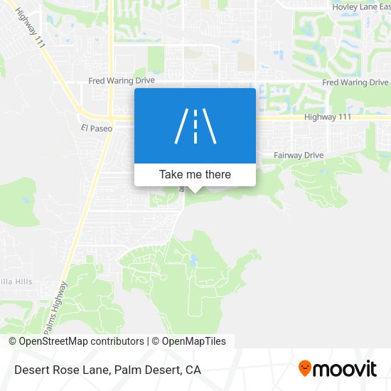 Mapa de Desert Rose Lane