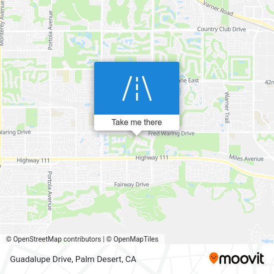 Guadalupe Drive map