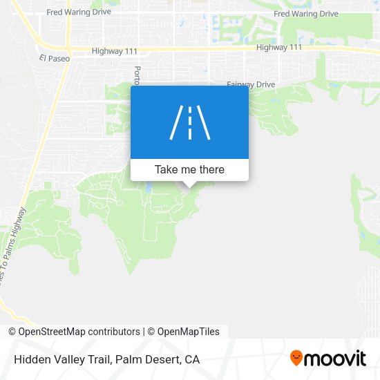 Hidden Valley Trail map
