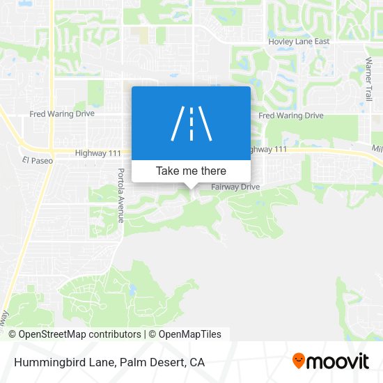 Hummingbird Lane map