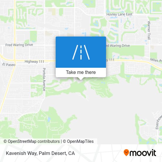 Mapa de Kavenish Way