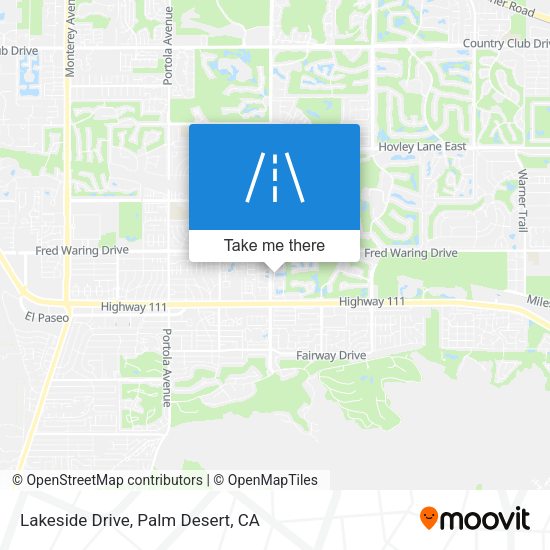 Lakeside Drive map