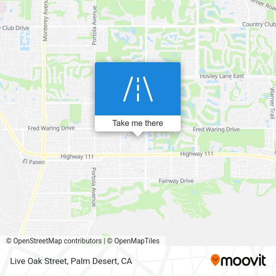 Live Oak Street map