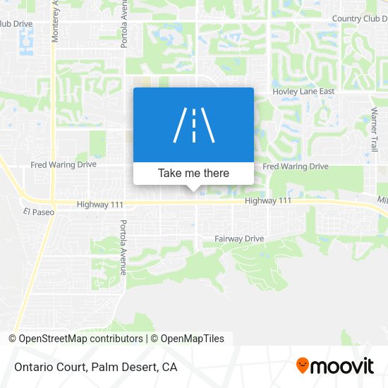 Ontario Court map