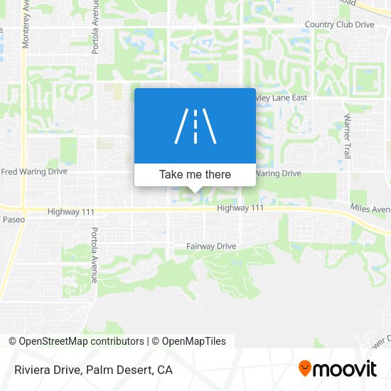 Riviera Drive map