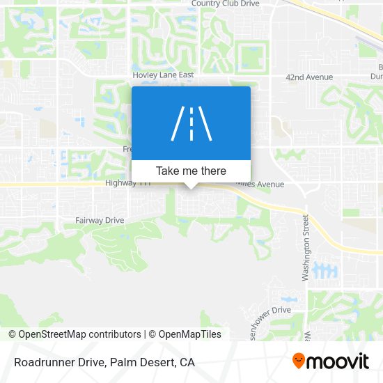 Roadrunner Drive map