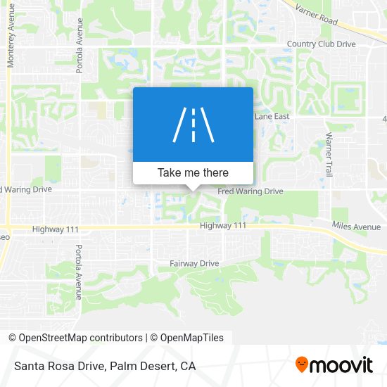 Mapa de Santa Rosa Drive