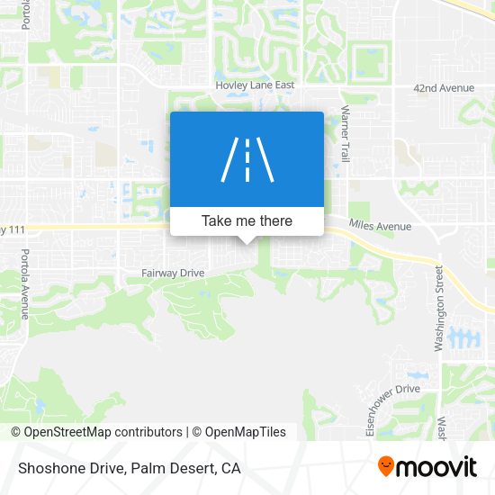 Mapa de Shoshone Drive