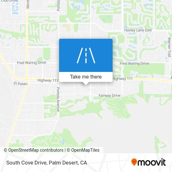 South Cove Drive map