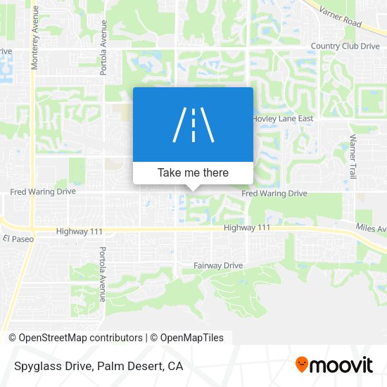 Spyglass Drive map
